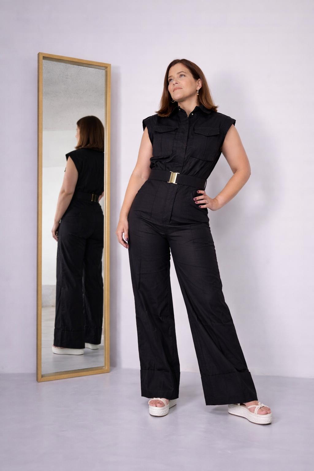 Jumpsuit Color Negro