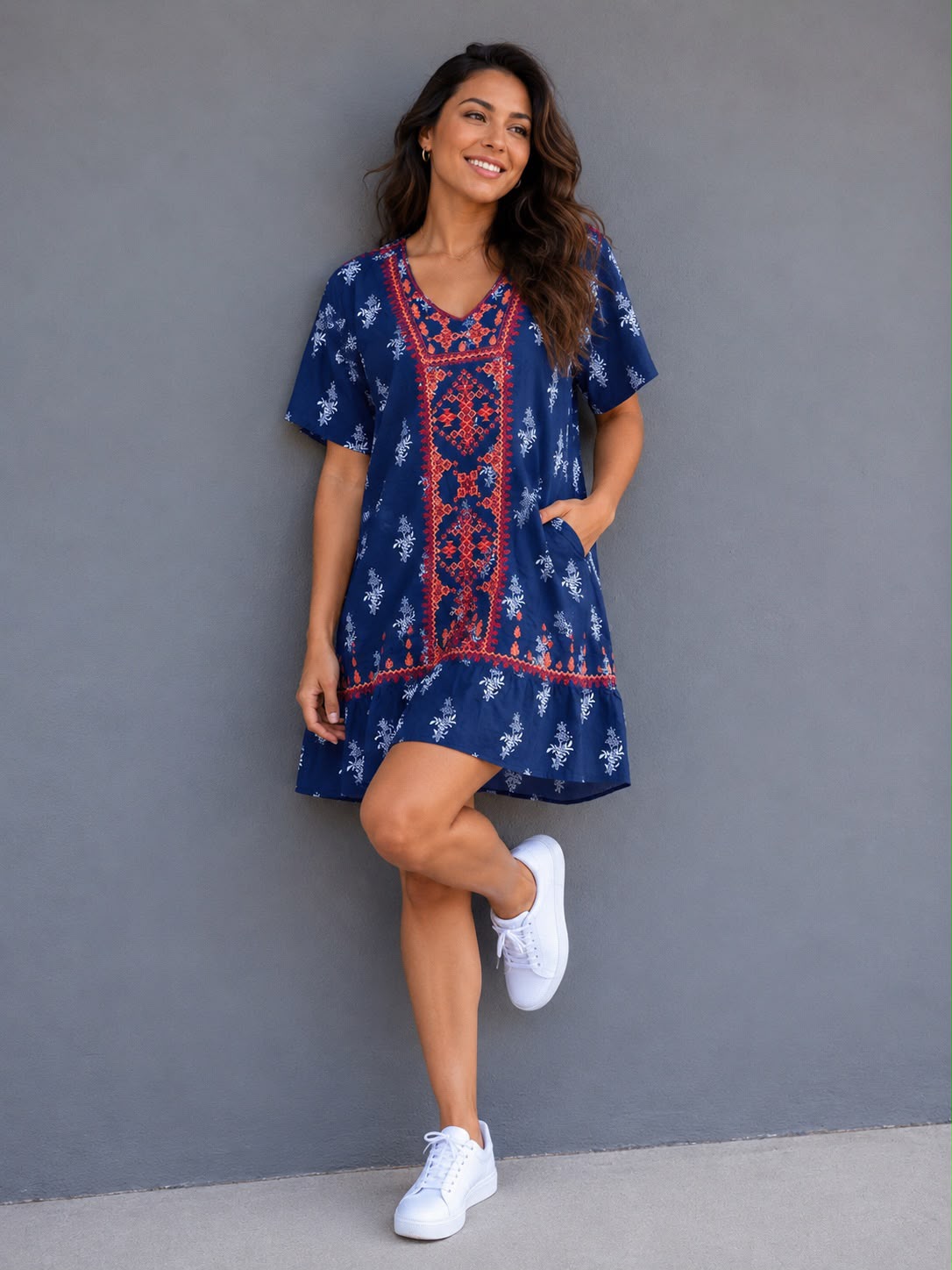 Vestido Boho Indigo