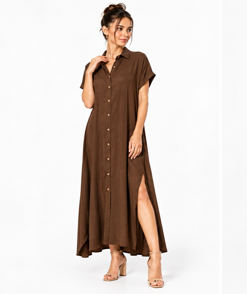 Vestido Camisero Maxi "Olga"