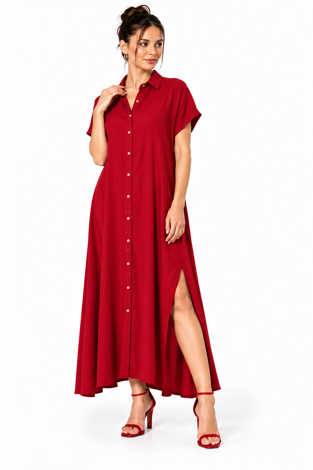 Vestido Camisero Maxi "Olga"